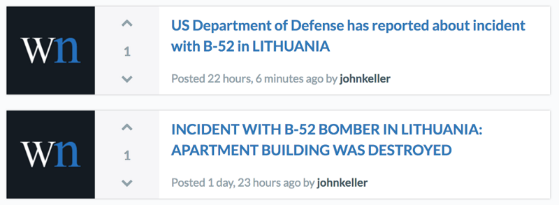 #FakeNews: American bomber did not drop a bomb on a house in Lithuania