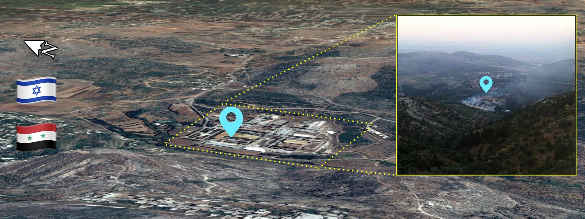 #BreakingSyria: Israel Strikes Military Complex Near Masyaf