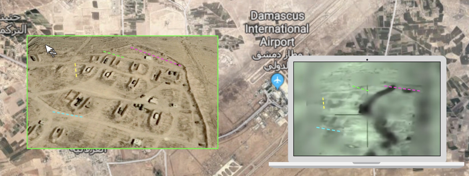#BreakingSyria: IDF Strikes Near Damascus Airport