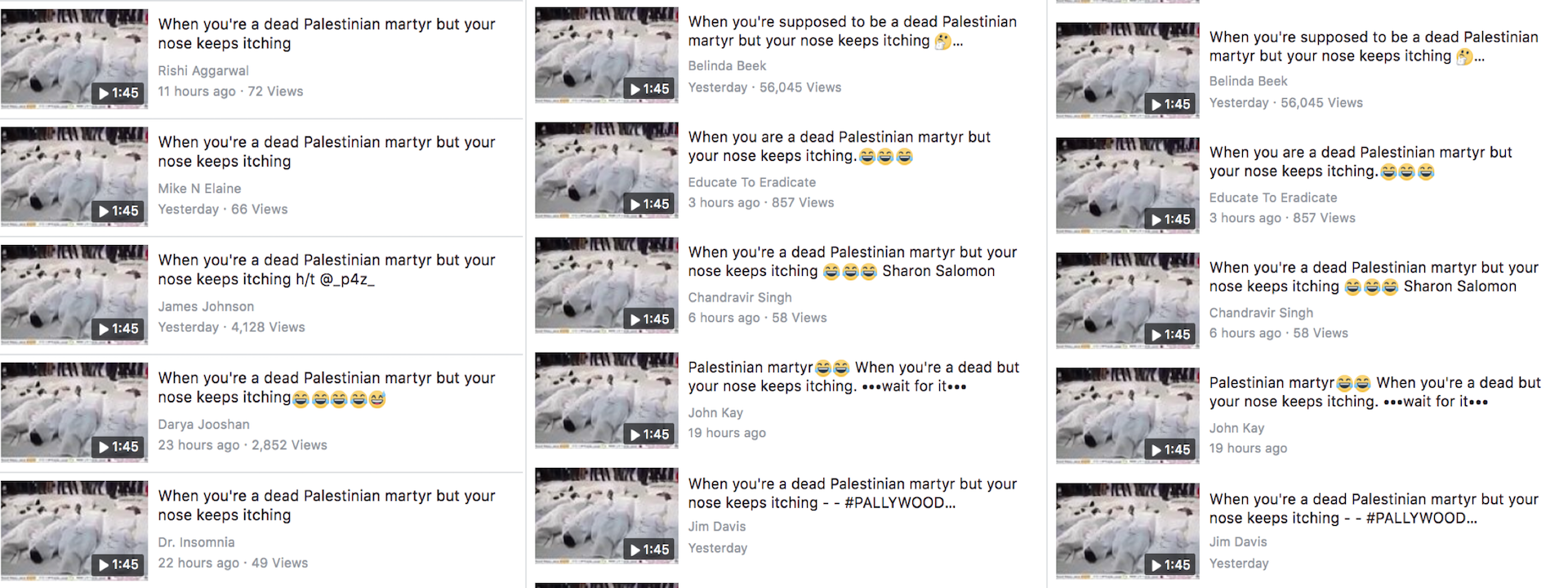 Viral Video From Gaza Protests Not *Actually* From Gaza Protests
