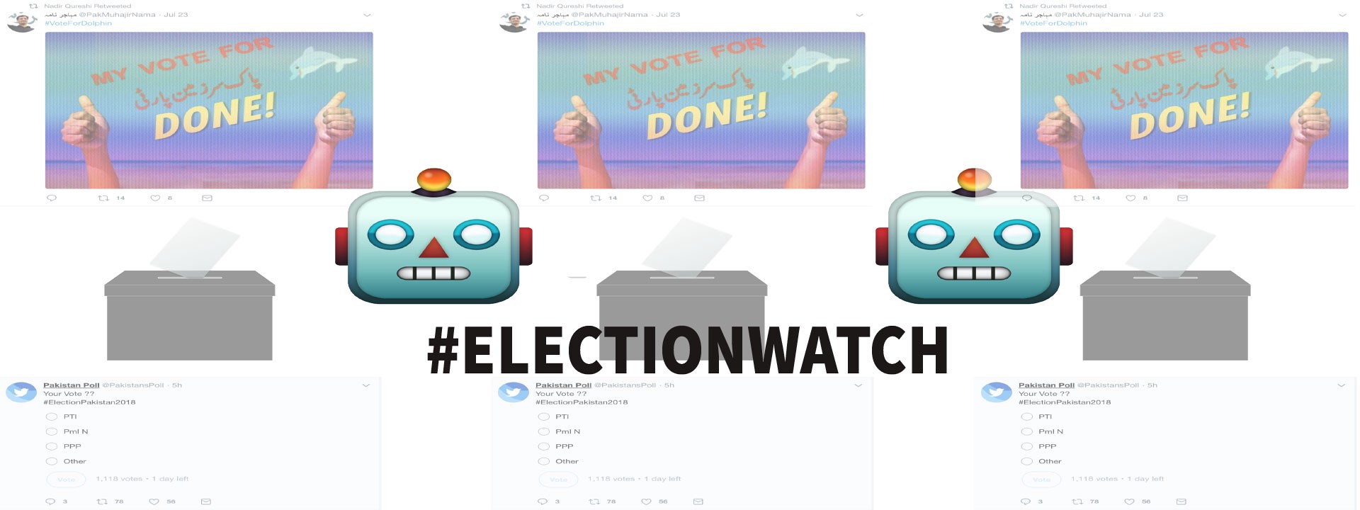 #ElectionWatch: Bots and Biased Polls in Pakistani Elections