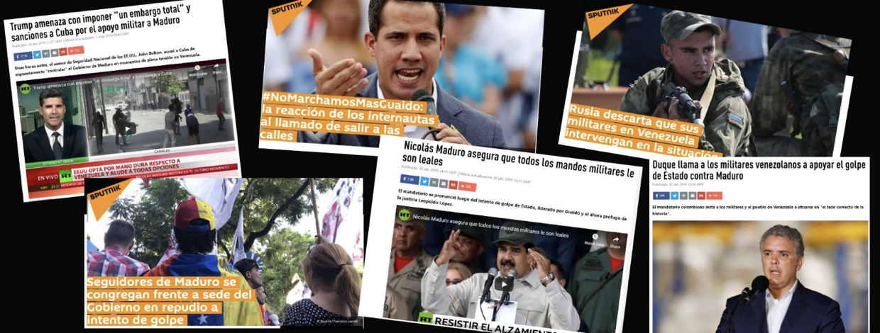 RT and Sputnik Spin Narrative on Guaidó’s Attempt to Take Power in Venezuela