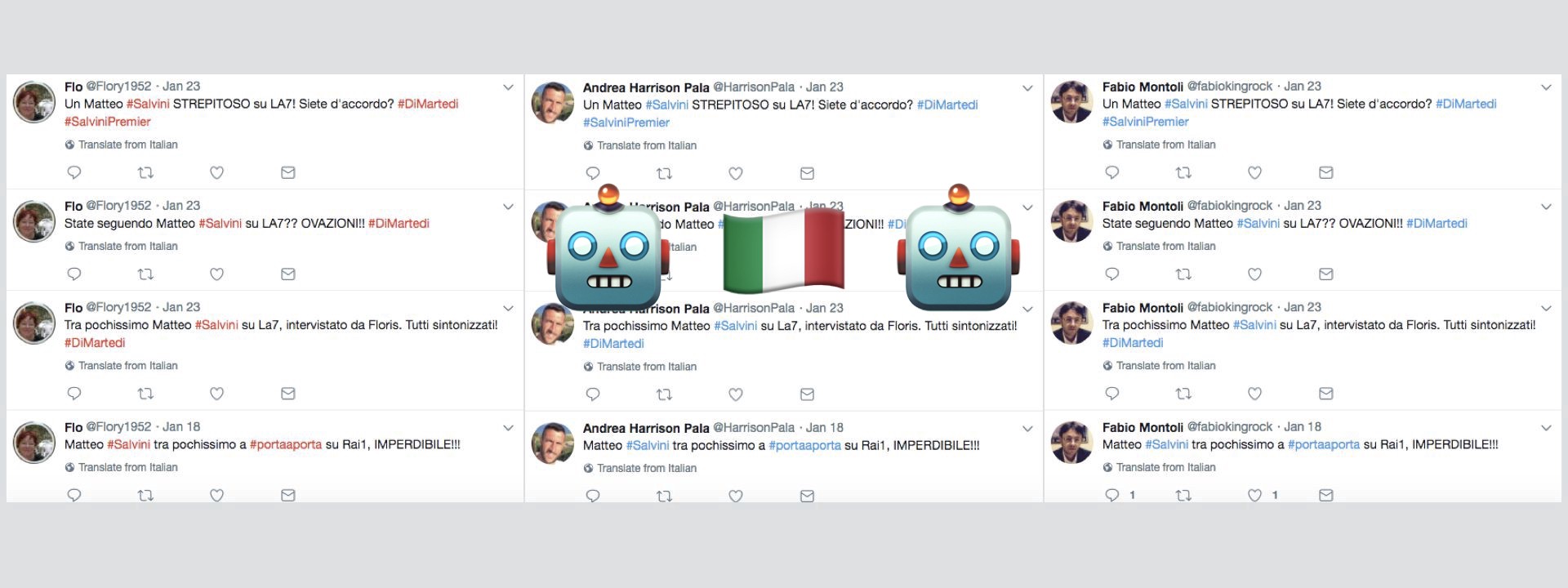 #ElectionWatch: Italy’s Self-Made Bots