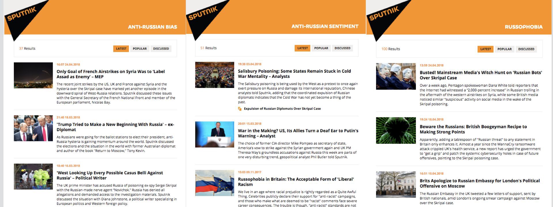 #PutinAtWar: How Sputnik Secures Russia’s Interests