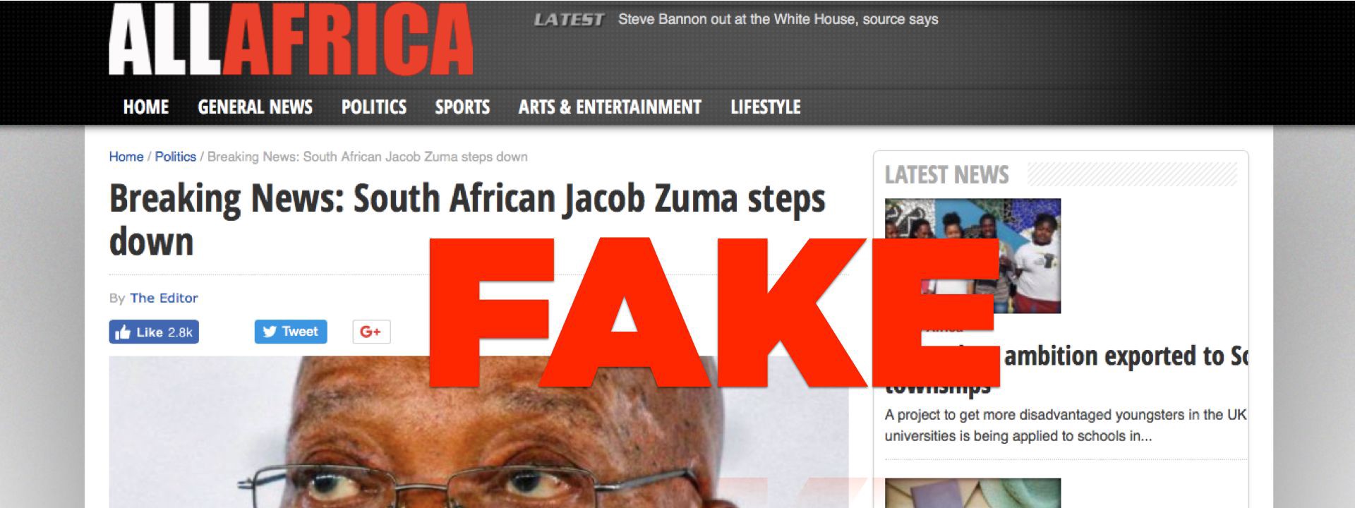 South Africa: Fake News, Financial Impact
