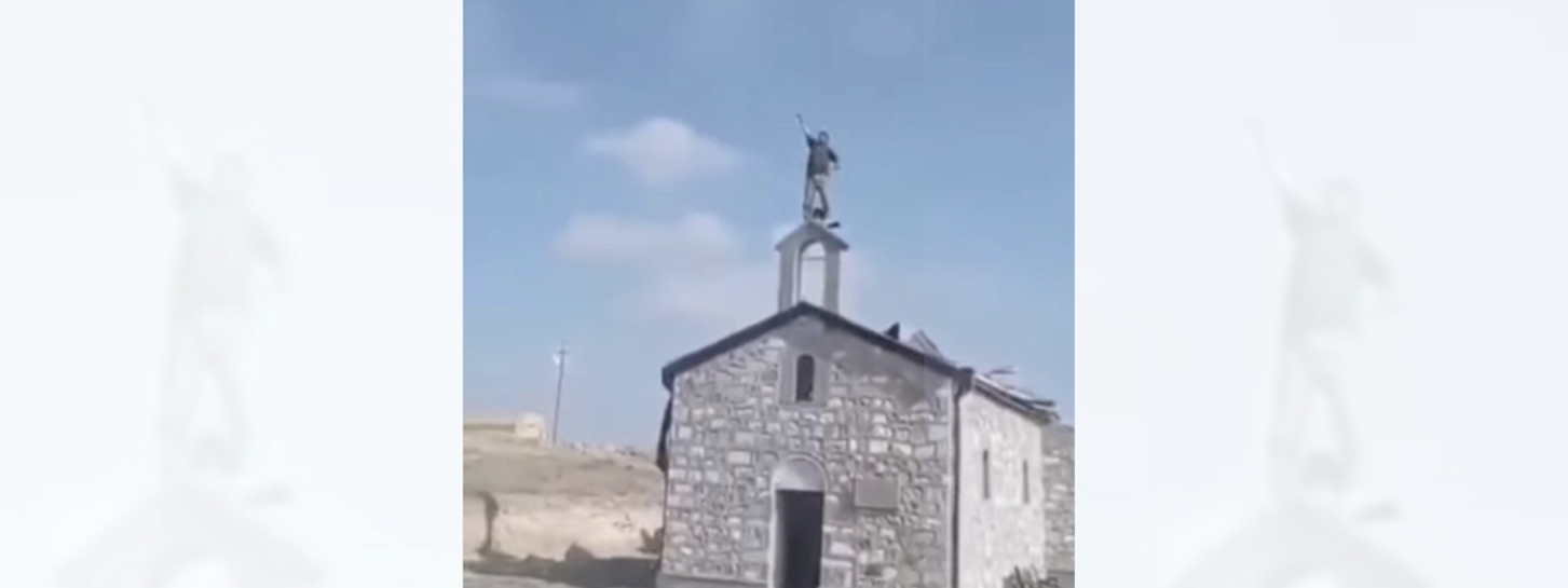 Church and memorial desecration in post-ceasefire Nagorno Karabakh