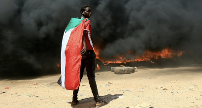 Geolocated footage capture chaotic scenes following Sudan military coup