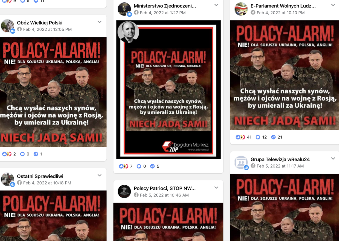 Polish social media accounts revive anti-Ukrainian sentiments