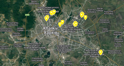 Geolocating Russia’s indiscriminate shelling of Kharkiv