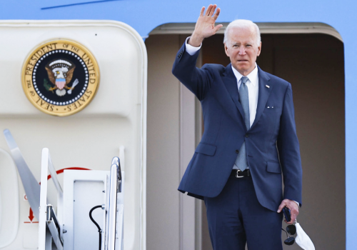 US President Joe Biden departs Japan on May 24, 2022. (Source: Reuters/Kyodo Pictures)
