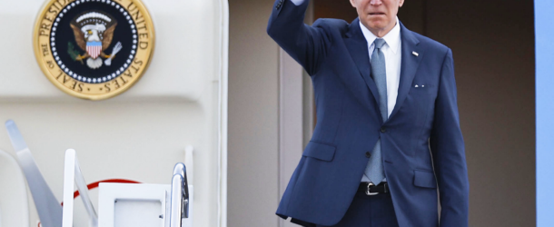 US President Joe Biden departs Japan on May 24, 2022. (Source: Reuters/Kyodo Pictures)