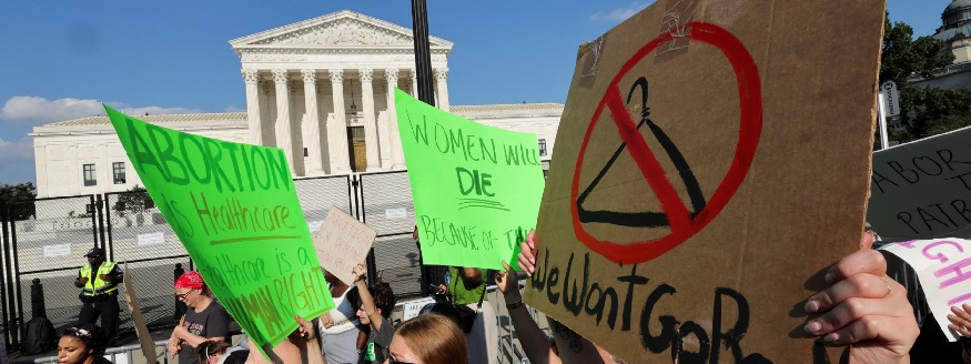 US right-wing influencers stoke fears of left-wing mass violence after Supreme Court ruling on abortion