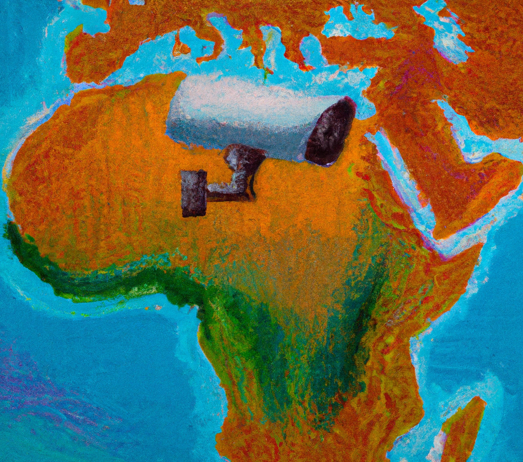 What is driving the adoption of Chinese surveillance technology in Africa?