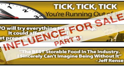 INFLUENCE FOR SALE! Fake News Merchandise