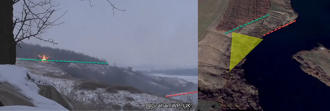 Comparison between December 22, 2016 video and Google Earth satellite imagery from November 6, 2015 (location)