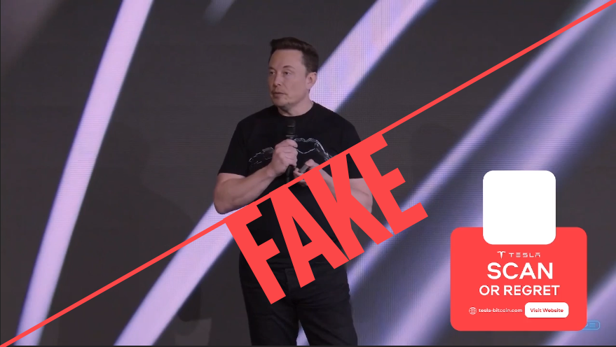 Crypto-scam hosts pop-up livestream featuring a deepfaked Elon Musk 