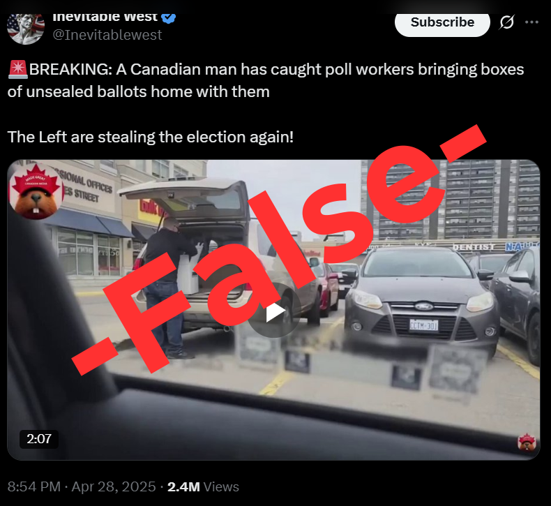How a misleading viral video fueled a Canadian election fraud hoax
