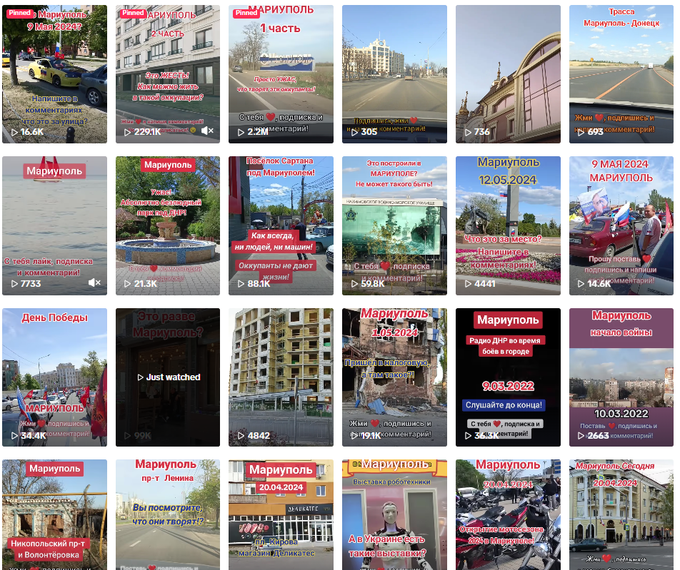 Manufacturing reality: How pro-Russian TikTok accounts promote Donbas’s revival