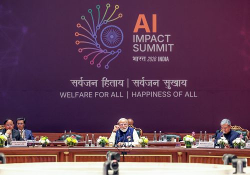 Prime Minister Narendra Modi during the CEO’s Roundtable Meeting at the India AI Impact Summit 2026, in New Delhi on Thursday