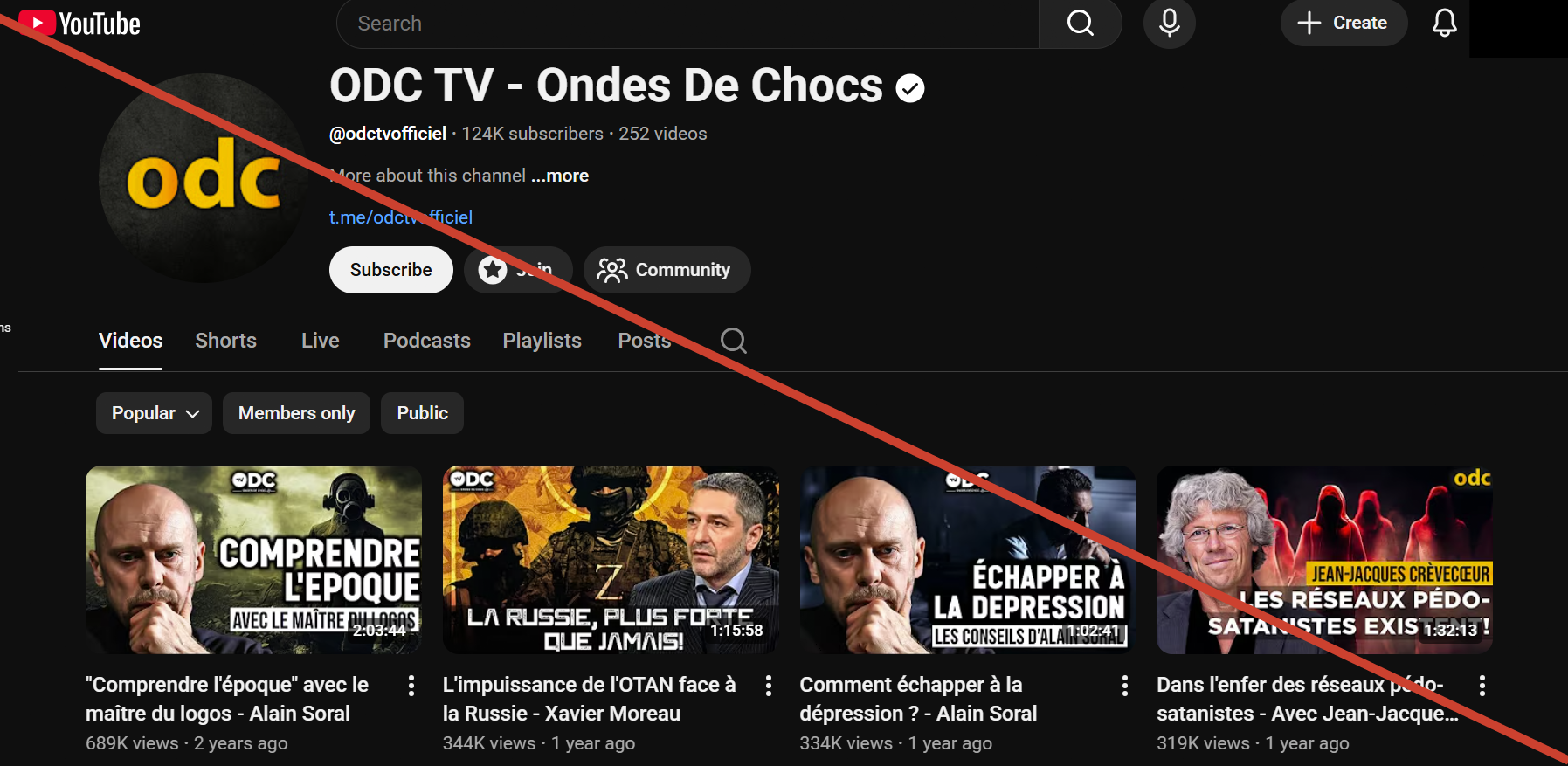 Morocco-based YouTube channel acts as French-language proxy for sanctioned Kremlin propagandists